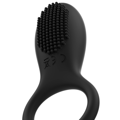 Coquette Anillo Vibrador Control Remoto Recargable Negro / Gold - SeXcalofríos - COQUETTE