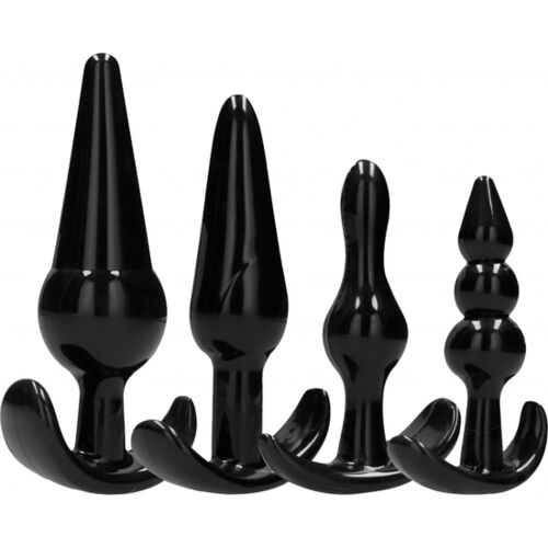 Kit 4 Plugs Anales Addicted Toys - SeXcalofríos - ADDICTED TOYS